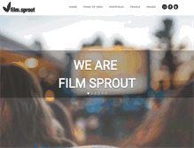 Tablet Screenshot of filmsprout.org